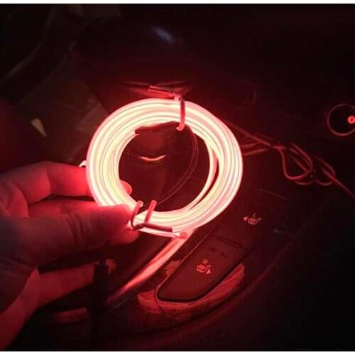 Styling car 3 meters interior EL cold light neon car decoration for Jeep Dodge Journey JUVC/Charger/DURANGO/CBLIBER/SXT/DART