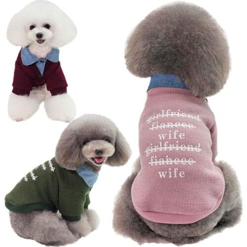 Knitted Cotton Warm New Style Sweater For Dog Korea Dachshund Coat For Dogs Korea Style Pet Winter Chihuahua French Bulldog