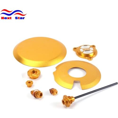 CNC Engine Protective Cover Guard Oil screw Timing Plug Cover Screw Dipstick For SUZUKI DRZ400S DRZ400SM DRZ400 S SM 2000-2015