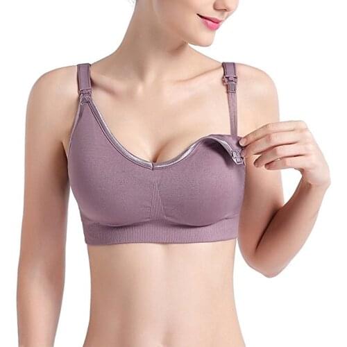 Womens Nursing Bras Maternity Sleep Padded Underwire Full Sling Support For Breastfeeding