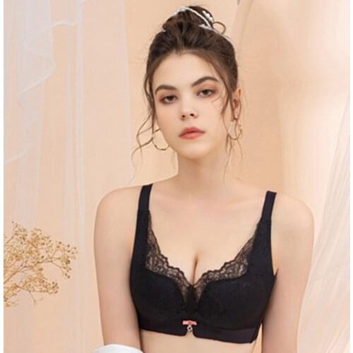 Women Underwire Bra Push Up Red Purple Black White Lace Bralette Floral Seamless Bra Sexy Super Push Up Bras Нижнее белье