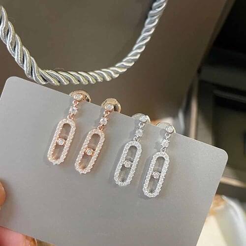 Famous Hot Brand Pure 925 Sterling Silver Ladies Jewelry For Women Gold Earrings Fashion Party GIfts Sliver Balls Stud Earrings