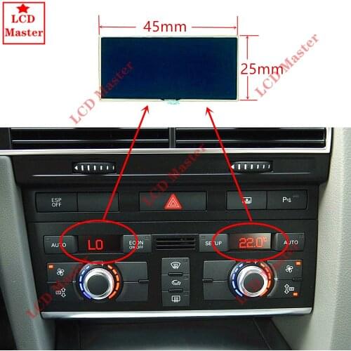 1pcs Car ACC Lcd Panel Module Display Monitors Pixel Repair Air Conditioning Information Screen For AUDI A6 (4F) / Q7 (4L)