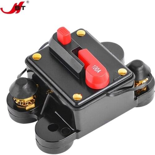 30A~300A Car Audio Amplifier Circuit Breaker Fuse Holder AGU Style Stereo Amplifier Refit