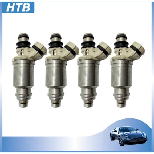 4PCS 195500-5670 MD308861 New Fuel Injector Nozzle For Mitsubishi Pajero V20 3.0L Montero 95-96 High Quality 195500 5670