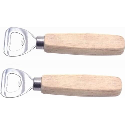 500pcs/lot Fast shipping Wholesale Personalized Wood Beer Bottle Opener For Wedding Party Gift