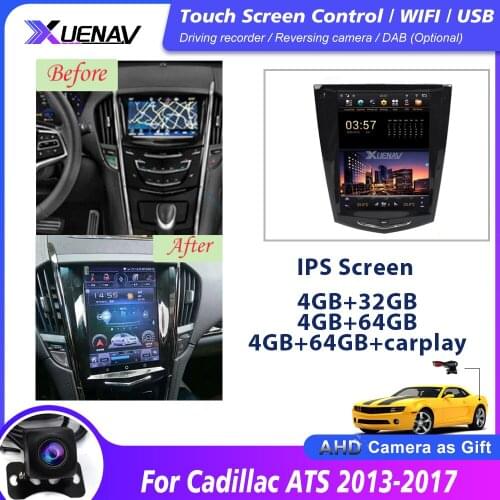 Car Stereo Autoradio GPS Navigation For Cadillac ATS 2013 2014 2015 2016 2017 Android Car Auto Radio Multimedia Player