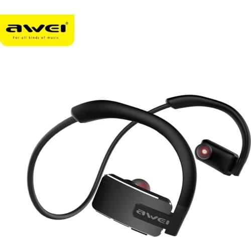 AWEI Bluetooth Headphone Wireless Earphone Stereo Sport Waterproof Noise Cancelling Headset Earphones Earbuds A883BL