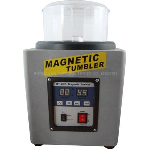 KT-205 1100g 110V/220V Ferromagnetic Powerful Magnetic Tumbler Powerful Electric Magnetic Polishing Machine