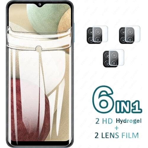 Hydrogel Film For Samsung Galaxy A12 Screen Protector Camera lens Protective Film For samsung a 12 12a samsang screen Lens A125F