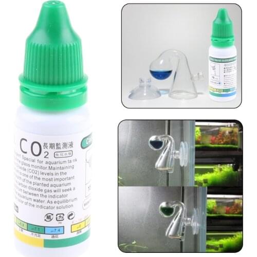 CO2 Indicator Aquarium Solution Fish Tank Liquid Test Plants Supplies Long Term Aquarium Water Pump Aquarium Accessories