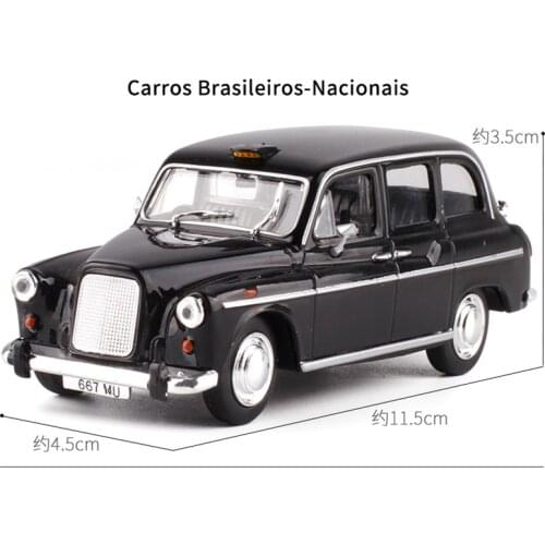 11.5CM 1:43 Scale Diecast Alloy Black Classic Fairway FX4 London 1989 Taxi Car Model Matel Vehicles Traffic Toys for Collection