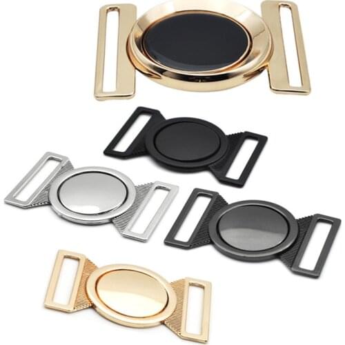 Metal Belt Clasp Buckle 25mm/50mm Hasp Fastener for Sewing Wind Coat Down DIY Webbing Strap Buckle Clip Garment Accessories