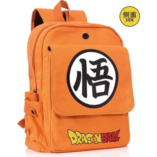 NEW Dragon Ball Cartoon Figure Children and Students Outdoor Canvas Backpack Anime Periphery Gifts for Boys and Girls