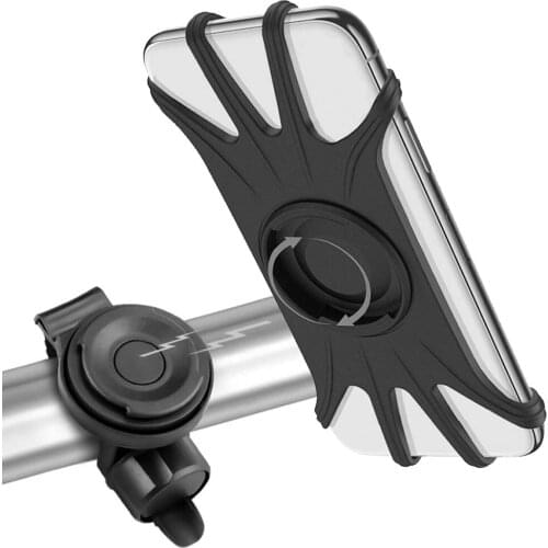 Newly Detachable 360 Rotation Adjustable Cell Phone Holder for Cell Phone Holder for Bike Motorcycle Outdoor activity