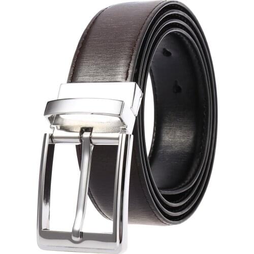 Personalized Mens Gold Pin Buckle Leather Belt Custom Engraved Split Leather Belt Waistband Perforated Lettering Logo Belts Gift