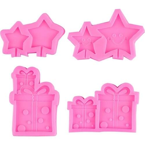 Bowknot Gift Box Chocolate Silicone Mold Fondant cake Decoration tools