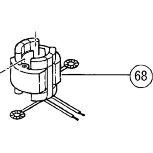 Genuine STATOR ASS'Y 220V-240V for Hitachi 340451K 340451F DH25PB DH25PA Rotary Hammer