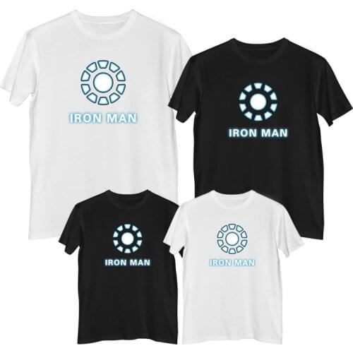 Marvel The Avengers Iron Man T-shirt Summer Comfortable 100% cotton Fashion Mens t-shirt clothes for teens Clothing for boys