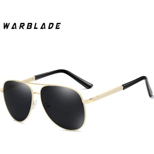 Aviation Metail Frame Quality Oversized Spring Leg Alloy Men Driving Sunglasses Polarized Brand Design Pilot Male Sun Glasses