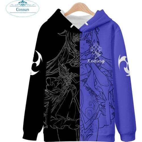 Genshin Impact velvet hoodie autumn winter anime game 3D printing men women Thick sweatshirt Harajuku fashion kids streetwear