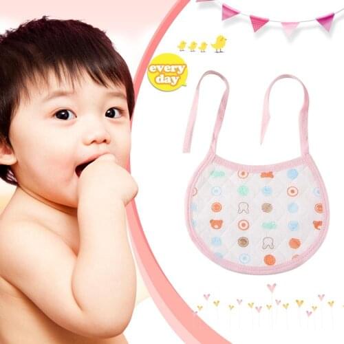 New born Baby Boys Girls Waterproof Aprons Comfortable Full Cotton Baby Eating Dinner Feeding Bibs Baby Saliva Towel