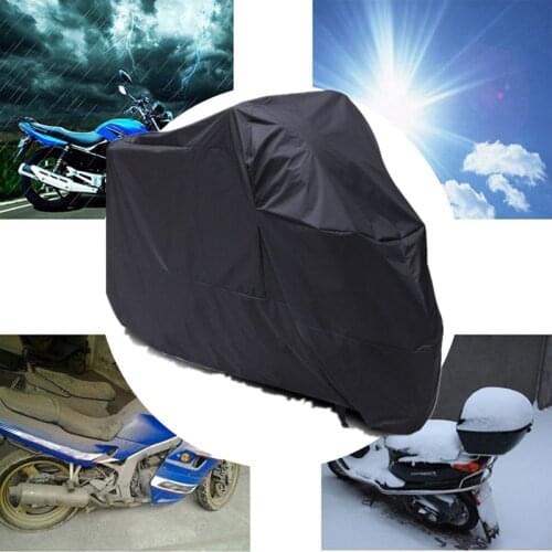 Waterproof Outdoor Indoor Motorcycle Cruisers Street Sport Bikes Cover UV Protective Motorbike Rain Dust For Vespa Sprint Harley