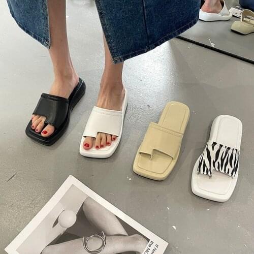 Shoes House Slippers Platform Rubber Flip Flops Low Slides Slipers Women Fashion Hawaiian Flat 2021 Soft Summer Luxury Fabric Ro