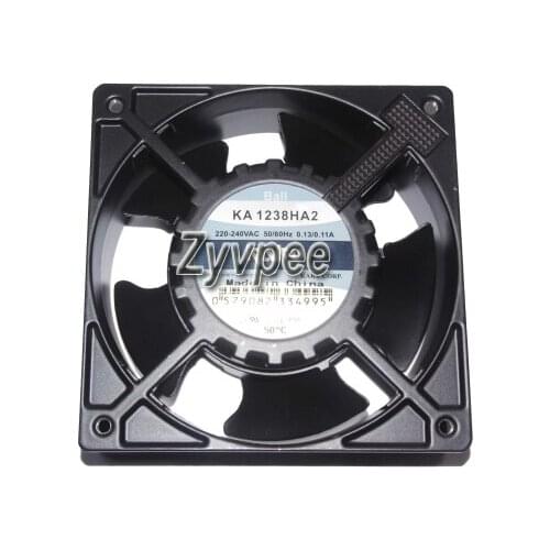 120X120X38MM KA1238HA2 Ball 220~240V 50 60Hz 0.13 0.11A 2Pin 12CM AC Fan