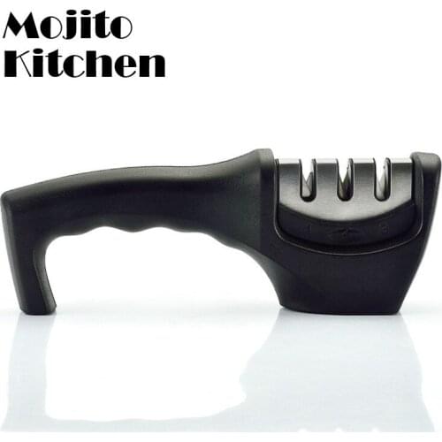 Knife Sharpener 3 Stages Professional Kitchen Sharpening Stone Grinder knives Whetstone Tungsten Diamond Ceramic Sharpener Tool