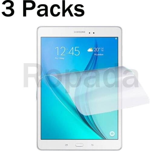 3 Packs soft PET screen protector for Samsung galaxy tab A 9.7 SM-T550 SM-T555 SM-P550 SM-P555 protective tablet film