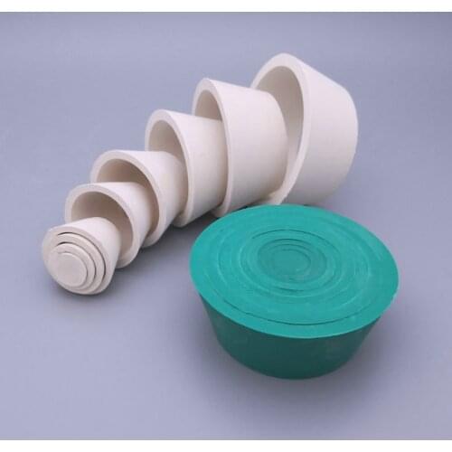 8*1pcs/set Rubber Buchner Funnel Holder Filter Bottle Sealing Plug for School Experiment