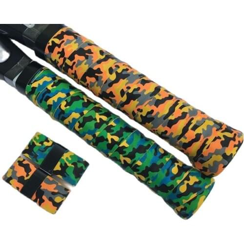 1 pc new color tennis Rackets Overgrip Tennis Grips camouflage Racquets Wraps Hand Glue Overgrips Non-slip Tenis Fishing Grip