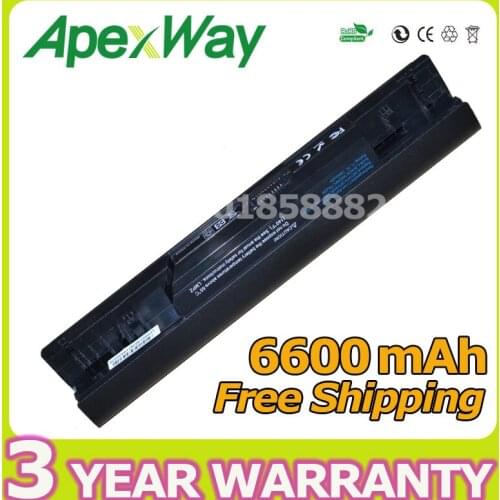 Apexway 9 CELL 6600mAh 11.1v Laptop Battery 5YRYV 8WXNX 9JJGJ JKVC5 NKDWV TRJDK 312-1019 For Dell Inspiron 1464 1564 1764