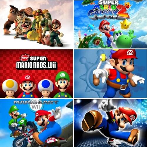 5D DIY Good Childhood Memories Game Diamond Mosaic Motorcycle Racing Diamond Painting Diamond Mosaic Living Room Home Decoration