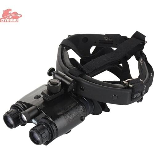 ZIYOUHU 1X24 Head-mounted Infrared Helmet Night Vision Binoculars Goggles NVMT Compact for Hunting Tactical New 1+ Generation