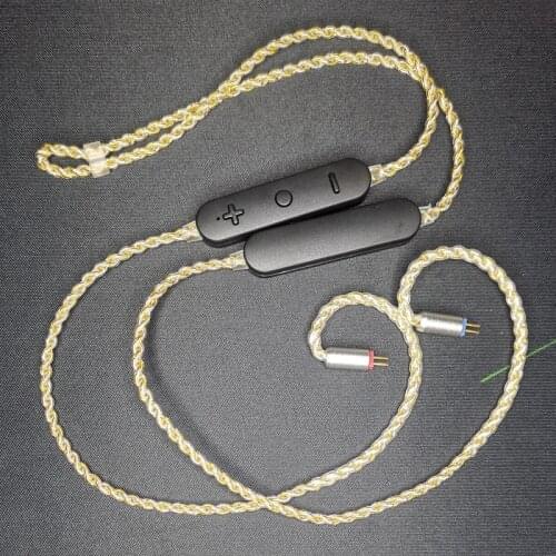 Bluetooth 5.0 Neckband Sports Earphone Cable MMCX 0.78mm QDC IE80S A2DC Connector SBC/AAC/aptX/aptX-HD for Fiio FH7 FA9 KZ EDX