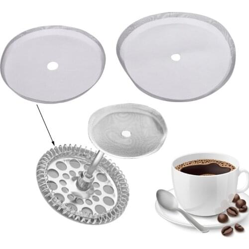 Brand 7cm Portable Removable Coffee Pot Filter Net Precise Mesh Refillable Making Tools Home Coffee Pot Accessories