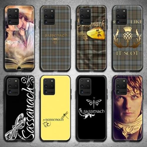 OUTLANDER TV Jamie Fraser Sassenach Dragonfly Phone Case for Samsung S20 plus Ultra S6 S7 edge S8 S9 plus S10 5G lite 2020