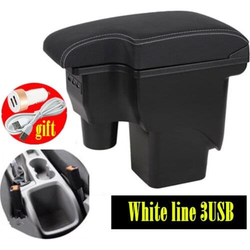 For Ford Focus 2 mk2 armrest box car accessories Ford Focus 2 Car Armrest box nterior Retrofit parts Center Storage box USB