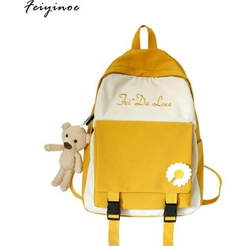 Женские рюкзаки для студентов FEIYINOE China At AliExpress