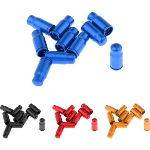 10Pcs Perfeclan Aluminum Alloy Presta Wheel Rim Tyre Stem Air Valve Caps Dust Cover for MTB Bike Road Cycling Accessories