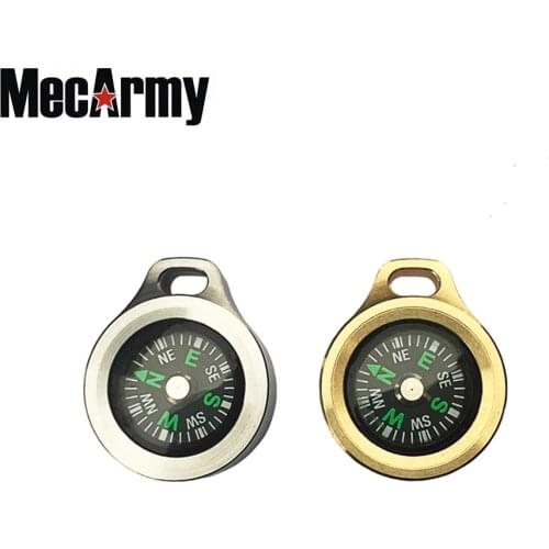 MecArmy Keychain Compass CMP T/B Compass titanium / brass direction identity Compass Outdoor Compass