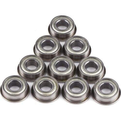 Mini Metal Steel Double Shielded Flanged Ball Bearings Steel 6x13x5mm 10pcs/lot F686ZZ