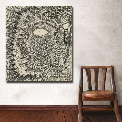 Fashion Wall Art Yayoi_kusama_untitled Painting for Living Room Home Decoration Oil Painting on Canvas Wall Painting Unframed