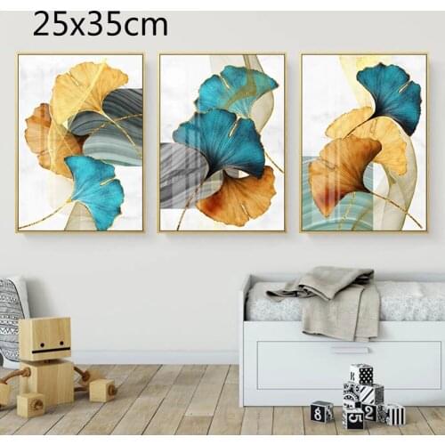 NEW Plant Leaf Abstract Poster Nordic Canvas Print Wall Art Painting Poster Print Wall Art Picture Modern Living Room Decor