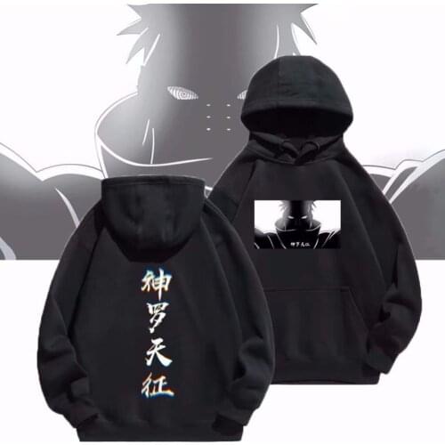 Autumn and winter plus velvet ninja hoodie Payne burst the star god Luo Tianzheng animation