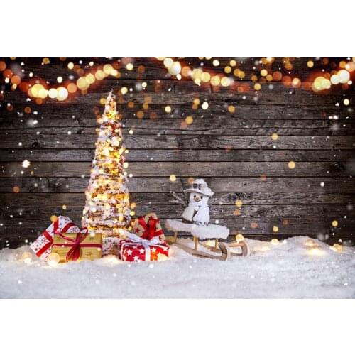 Christmas photo wood backgrounds digital print vinyl fotografia baby clothes photography backdrop for photo studio props lv-1221