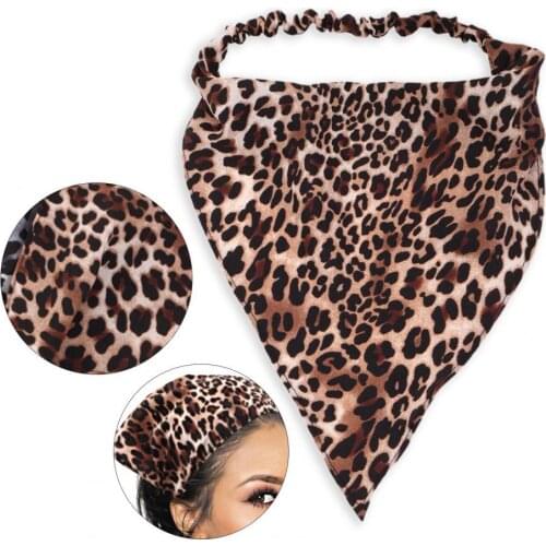 Head Scarf High Elasticity Breathable Hair Decoration Women Vintage Flower Printed Triangle Head Scarves for Girl