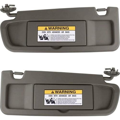 Sun Visors Driver/Left & Passenger/Right Side for Honda Civic 2006-2011 Replace 83230-SNA-A01ZB/83280-SNA-A01ZB/783280SNAA01ZA